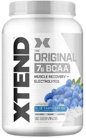 Комплекс аминокислот Xtend Original 7 г BCAA Blue Raspberry Ice, голубая малина, 444 г / 1330 г
