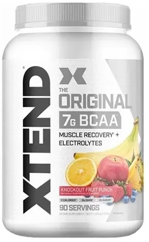 Комплекс аминокислот Xtend Original 7 г BCAA Knockout Fruit Punch, фруктовый пунш, 1320 г