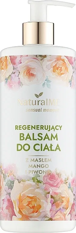 Восстанавливающий бальзам для тела NaturalME Sensual Moment с маслом манго и пионом, 500 мл