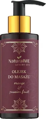 Масло для массажа тела NaturalME Luxury SPA Orange & Passion Fruit с сиянием