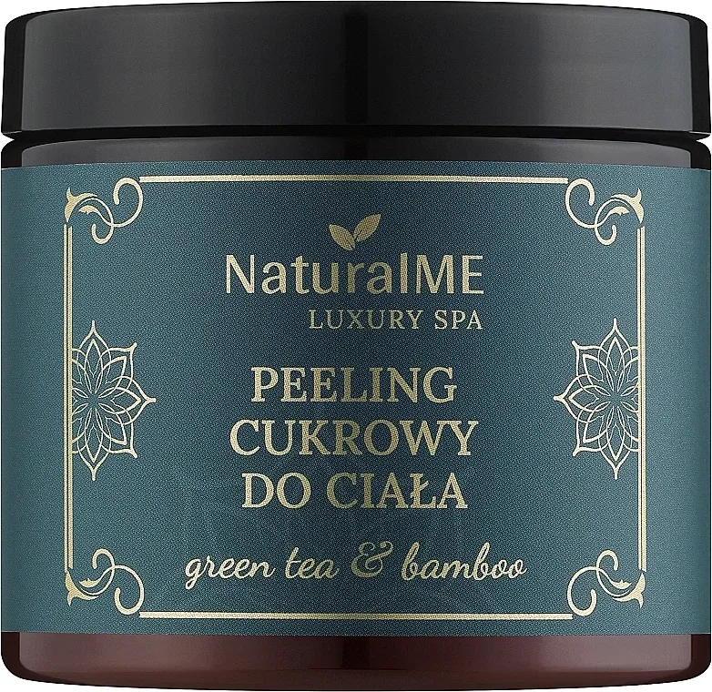 NaturalME NaturalME Luxury SPA Body Scrub - Сахарный скраб для тела Luxury SPA НатуралМи, зелёный чай и бамбук, 200 мл