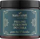 NaturalME NaturalME Luxury SPA Body Scrub - Сахарный скраб для тела Luxury SPA НатуралМи, зелёный чай и бамбук, 200 мл — фото 2