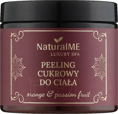 NaturalME NaturalME Luxury SPA Body Scrub - Сахарный скраб для тела Luxury SPA НатуралМи, апельсин и маракуйя, 200 мл