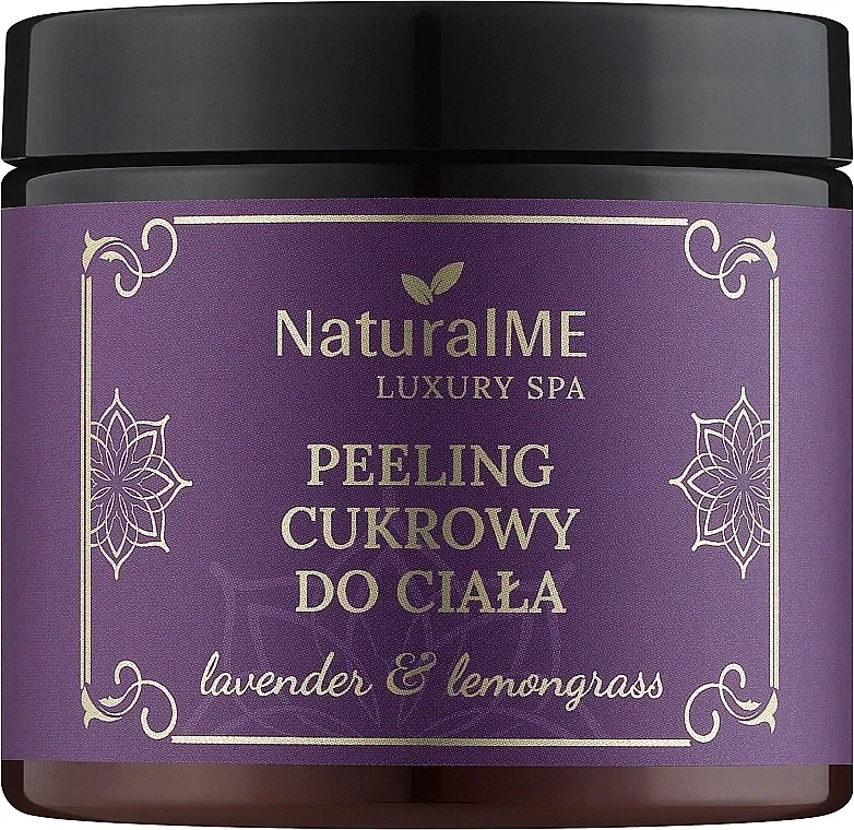 NaturalME NaturalME Luxury SPA Body Scrub - Сахарный скраб для тела Luxury SPA НатуралМи, лаванда и лемонграсс, 200 мл