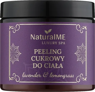 NaturalME NaturalME Luxury SPA Body Scrub - Сахарный скраб для тела Luxury SPA НатуралМи, лаванда и лемонграсс, 200 мл