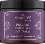 NaturalME NaturalME Luxury SPA Body Scrub - Сахарный скраб для тела Luxury SPA НатуралМи, лаванда и лемонграсс, 200 мл — фото 2