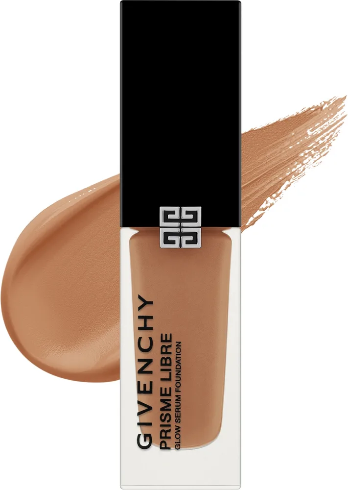 Тональная основа-сыворотка Givenchy Prisme Libre Glow Serum Foundation сияющая, 30 мл, оттенок 4C