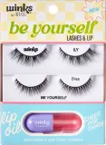 Набор Ardell Winks Be Yourself накладные ресницы Ily и Bliss 4 пары и масло для губ 1.5 мл — фото 1