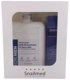 Мужской набор Snailmed гель для душа и крем для лица с гиалуроновой кислотой и маслом макадамии 280+30 мл — фото 1