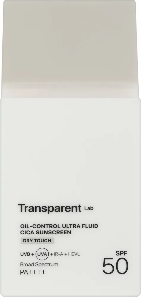 Крем для лица солнцезащитный Transparent Lab Oil-Control Cica SPF50+ матирующий 100 мл