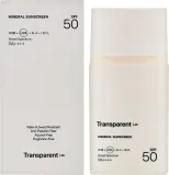 Крем для лица солнцезащитный Transparent Lab Mineral SPF50+ минеральный 100 мл — фото 2