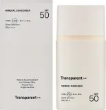Крем для лица солнцезащитный Transparent Lab Mineral SPF50+ минеральный 100 мл — фото 3