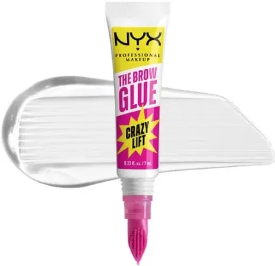 Гель для ламинирования бровей NYX Professional Makeup The Brow Glue Crazy Lift сверхсильная фиксация, эффект ламинирования, 7 мл