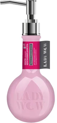 Шампунь для волос Lady Wow Keratin Ampoule кератиновый, для повреждённых волос, 350 мл
