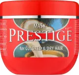 Маска для сухих и окрашенных волос Prestige, кокосовое масло, касторовое масло, молочный компонент, защита цвета, 500 мл — фото 1