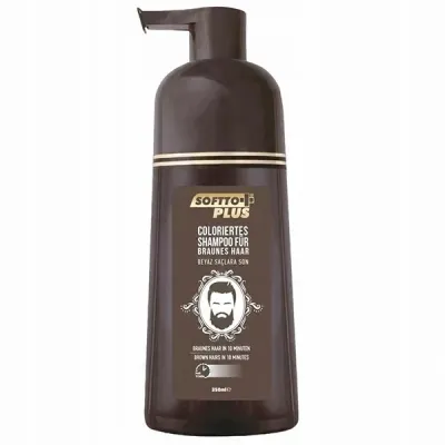Шампунь тонирующий для мужчин Softto Plus Brown Hair Shampoo, коричневый, 350 мл
