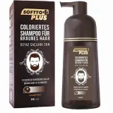Шампунь тонирующий для мужчин Softto Plus Brown Hair Shampoo, коричневый, 350 мл — фото 2