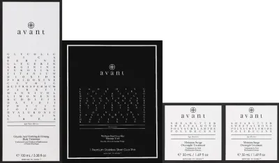 Набор Avant Wellness Home Spa крем для лица ночной крем средство для тела с гиалуроновой и гликолевой кислотой и массажер 50+50+100 мл
