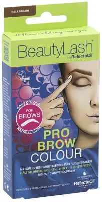 Набор для окрашивания бровей Beauty Lash Pro Brow Colour, краска и крем Oxi Creme в комплекте