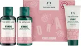 The Body Shop Vitamin E набор для лица увлажняющий: тоник 60 мл, крем-молочко для умывания 60 мл и дневной крем 20 мл с витамином E — фото 1
