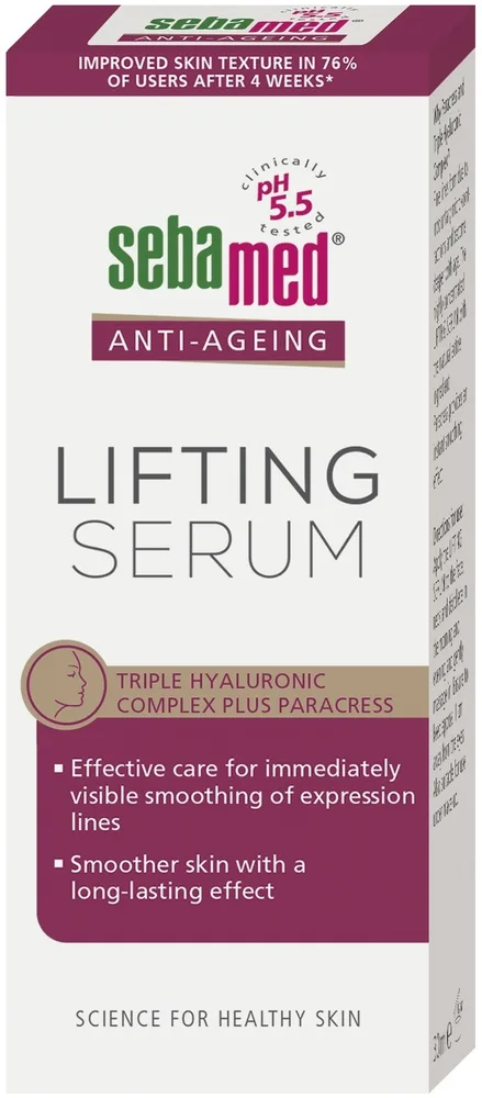 Лифтинг-сыворотка для лица с гиалуроновой кислотой Sebamed Anti-Ageing 30 мл