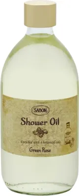 Sabon Green Rose Shower Oil масло для душа с маслами авокадо, жожоба, оливы и зародышей пшеницы 300 мл