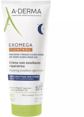 Крем для лица и тела A-Derma Exomega Control ночной 200 мл