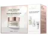 Набор Anne Moller Rosage крем для лица SPF 15 50 мл гель с гиалуроновой кислотой 5 мл ночной крем 15 мл и очищающее молочко 60 мл — фото 1