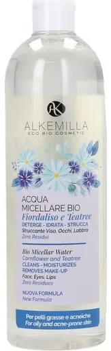 Alkemilla Eco Bio Cosmetic Alkemilla Eco Bio Cosmetic Cornflower & Tea Tree Micellar Water - Alkemilla Eco Bio мицеллярная вода с васильком и чайным деревом для проблемной кожи 500 мл