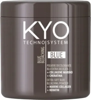 Пудра для обесцвечивания волос Kyo Techno System Blue Bleaching Powder, до 7 уровней, 450 г