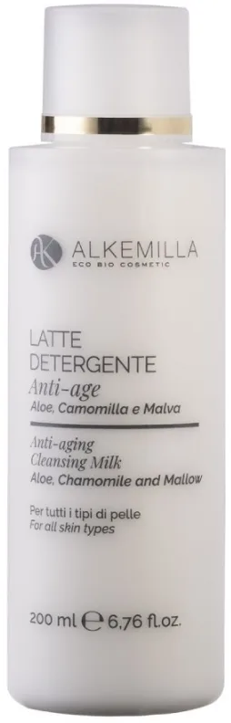 Alkemilla Eco Bio Cosmetic Alkemilla Eco Bio Cosmetic Anti-Ageing Cleansing Face Milk - Alkemilla Eco Bio anti-age очищающее молочко с розой мальвой подсолнечником и сезамом 200 мл