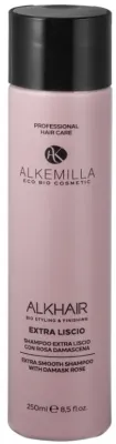 Alkemilla Eco Bio Cosmetic Alkemilla Eco Bio Cosmetic Extra Smooth Shampoo - Шампунь Alkemilla с дамасской розой для сухих, тусклых и повреждённых волос, 250 мл