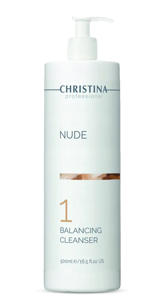 Балансирующий очищающий гель для тела Christina Nude, шаг 1, 500 мл