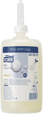 Мыло кремовое жидкое для рук Tork Premium с лёгким ароматом, 1000 мл