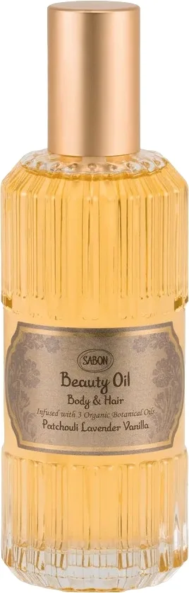 Ароматизированное масло для тела Sabon Patchouli Lavender Vanilla с макадамией и арганой