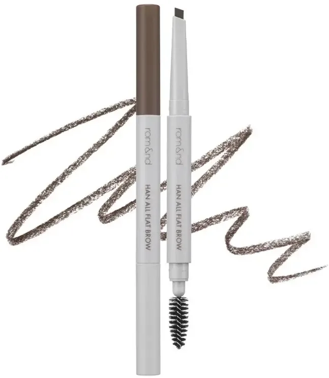 Карандаш для бровей Rom&nd Han All Flat Brow Pencil, оттенок C3 - Modern Beige