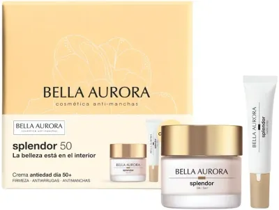 Набор для лица Bella Aurora Splendor 50 дневной крем и крем для глаз с глицерином для зрелой кожи 50+15 мл