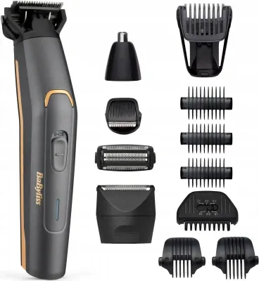 Триммер 12 в 1 BaByliss Graphite Precision MT987E, многофункциональный, водонепроницаемый, 1 шт