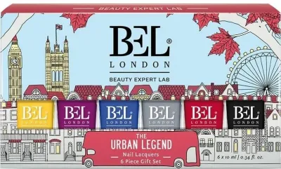 Набор лаков для ногтей Bel London Urban Legend Nail Lacquers Kit, 6 оттенков, 6 шт. по 10 мл