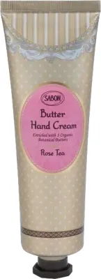 Крем-масло для рук Sabon Rose Tea питательный с маслом ши и какао 75 мл