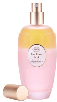 Спрей для лица Sabon Rose Water In-Oil двухфазный, с розовой водой и маслами, 150 мл