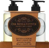 Набор Naturally European Oak Moss & Vetiver жидкое мыло для рук 300 мл и лосьон для рук 300 мл — фото 1