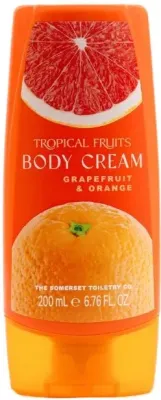 Крем для тела Tropical Fruits Апельсин и грейпфрут увлажняющий 200 мл