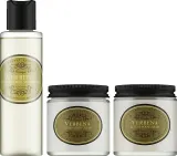 Набор для тела Naturally European Verbena гель для душа крем и скраб с глицерином и ароматом вербены 120+100+100 мл — фото 2