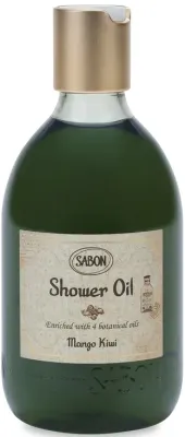Sabon масло для душа Mango Kiwi 300 мл, пенящееся масло для душа с оливковым маслом и маслом жожоба