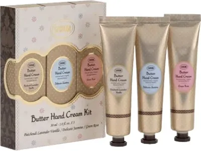 Набор кремов для рук Sabon Mini Hand Cream Kit 3 аромата с маслом ши 3x30 мл
