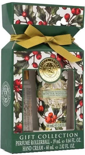 Набор Aromas Artesanales De Antigua Winter Woodland крем для рук 60 мл и ароматический роллер 19 мл