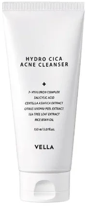 Пенка для умывания Vella Hydro Cica Acne Cleanser успокаивающая для кожи склонной к несовершенствам, 150 мл