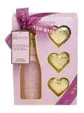 Набор IDC Institute Scented Bath Rose пена для ванны 150 мл и бомбочки для ванны 3 шт по 30 г — фото 1