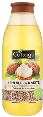 Cottage Karite Oil Shower гель-масло для душа питательное с маслом ши 560 мл, средство для душа для сухой кожи